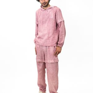 Pantalon Jogging Unisex Modulable Rose