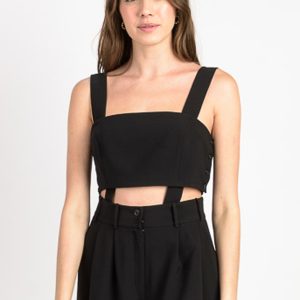 Débardeur bandeau transformable Noir