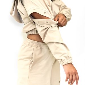 Sweatshirt Transformable 3 en 1 Beige