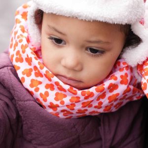 Snood Imperméable Fleurs Léo | Enfant