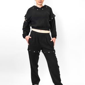 Pantalon Jogging Transformable Noir