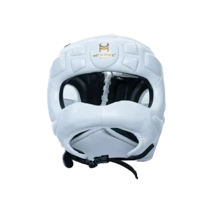 Casque de boxe Face Saver Headgear Blanc HIT N MOVE