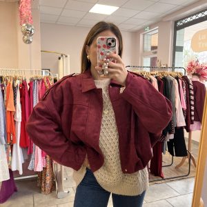 Veste Alma Bordeaux