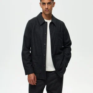 LEONARD Rayures - Gris Anthracite