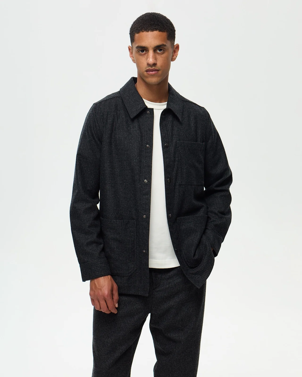 LEONARD Rayures - Gris Anthracite – Image 2