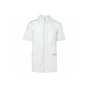 Blouse polycoton avec boutons-pression homme