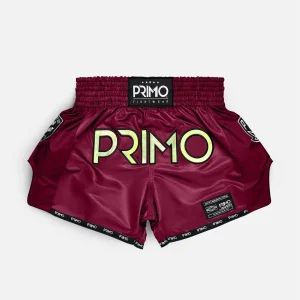 Short Muay Thai Hologramme Bordeaux PRIMO