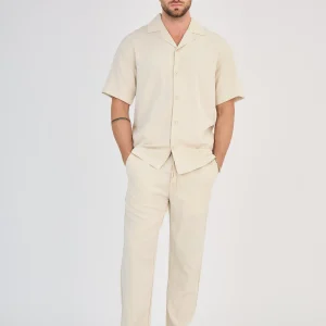 Ensemble Fluide Beige Pantalon