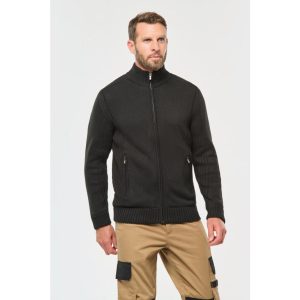 Cardigan doublé polaire homme