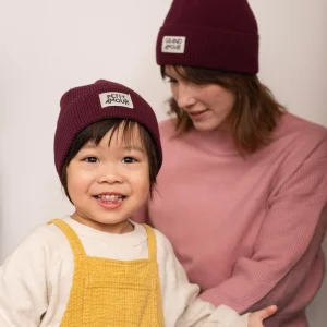 Bonnet Petit Amour Bordeaux  | Enfant